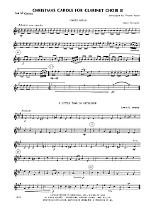 Christmas Carols For Clarinet Choir II - 2nd Bb Clarinet 