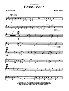 Bossa Bonito - 2nd Bb Tenor Saxophone 