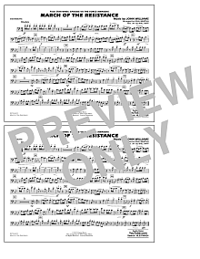 The March of the Resistance (from Star Wars: The Force Awakens) - Trombone 