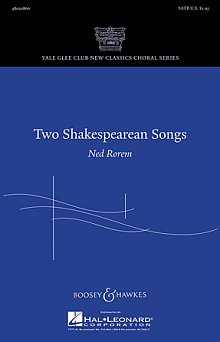 Two Shakespearean Songs 