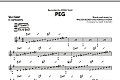 Peg - Bb Solo Sheet