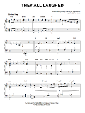 They All Laughed [Jazz version] (arr. Brent Edstrom)