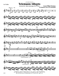 Telemann Allegro (arr. Steven Frackenpohl) - 1st Violin