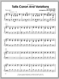 Tallis Canon And Variations - Piano
