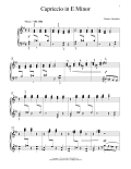 Capriccio In E Minor