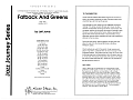 Fatback And Greens - Full Score