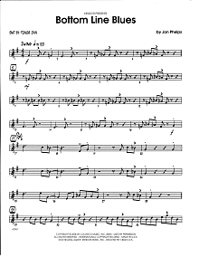 Bottom Line Blues - 2nd Bb Tenor Saxophone 
