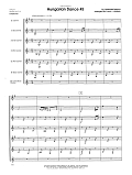 Hungarian Dance #5 - Full Score
