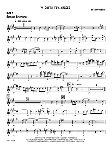 Ya Gotta Try...Harder - 1st Eb Alto Saxophone 