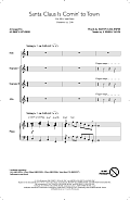Santa Claus Is Comin' To Town (arr. Audrey Snyder)