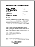 Tallis Canon And Variations - Full Score