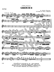 Canon In D - 2nd Flute 