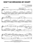 Don't Go Breaking My Heart [Classical version] (arr. Phillip Keveren)