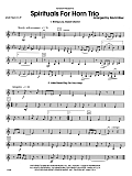 Spirituals For Horn Trio - 2nd Horn in F