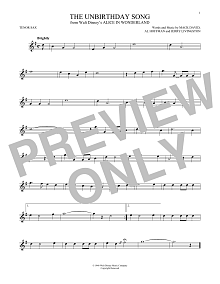 The Unbirthday Song (from Disney's Alice In Wonderland) 
