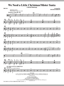 We Need a Little Christmas / Mister Santa - Drums 