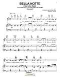 Bella Notte (This Is The Night) (from Lady And The Tramp)