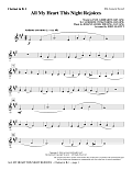 All My Heart This Night Rejoices (arr. John Leavitt) - Bb Clarinet 1