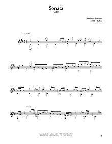 Sonata In G Major, K. 208 