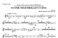 O Come Together, Let Us Sing - Trumpet 2 in Bb