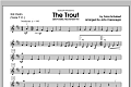 Trout, The (Die Forelle, Movement IV) - Violin 3