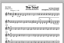 Trout, The (Die Forelle, Movement IV) - Violin 3 