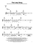 The Lazy Song