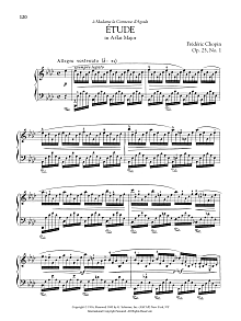 Etude in A-flat Major, Op. 25, No. 1 