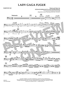 Lady Gaga Fugue - Baritone B.C. 