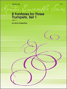 8 Fanfares For Three Trumpets, Set 1 - Full Score 
