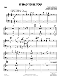 It Had to Be You (arr. Mark Taylor) - Piano