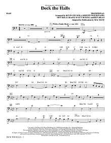 Deck the Halls - Bass 