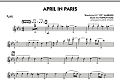April in Paris - Flute
