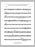 Concerto For Alto Saxophone And Wind Ensemble - Bb Trumpet 2