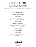 Little Lion, Little Lamb - Trombone 1 & 2