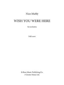 Wish You Were Here - Full Score 