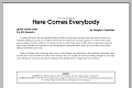 Here Comes Everybody - Guitar Chord Chart