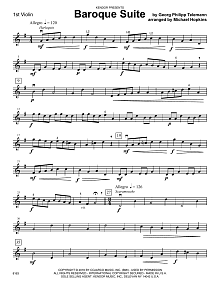 Baroque Suite - 1st Violin 