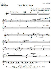 From The Rooftops - Alto Sax 1 & 2 (Sub. Horn) 