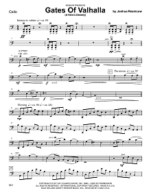Gates Of Valhalla (A Hero's Destiny) - Cello 