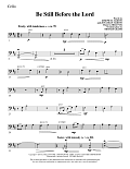Be Still Before the Lord - Cello