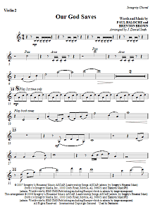 Our God Saves - Violin 2 