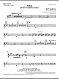 Today (As For Me And My House) - Bass Clarinet (sub. dbl bass)