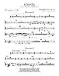 Sonata for Alto Saxophone, Op. 29 - Eb Alto Saxophone 2