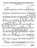I Want A Hippopotamus For Christmas (arr. Larry Moore) - Violin 1