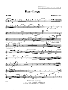Piccolo Espagnol - 2nd Flute 