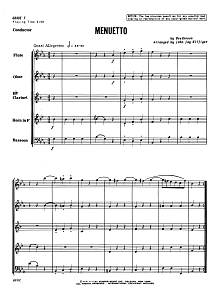Menuetto - Full Score 