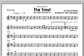 Trout, The (Die Forelle, Movement IV) - Violin 2