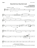 Sleep Little Lion, Sleep Little Lamb - Violin 1