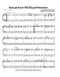 Minuet From The Royal Fireworks (arr. John Caponegro) - Piano Accompaniment